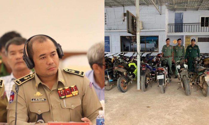 រយៈពេលបីថ្ងៃនគរបាលខេត្តកំពត ចាប់ម៉ូតូដែលកែឆ្នៃបំពង់សុីមាំងចំនួន ២៦ គ្រឿង!!