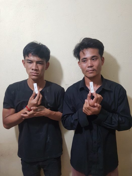 ជនសង្ស័យពីរនាក់ត្រូវបានសមត្ថកិច្ចខណ្ឌសែនសុខឃាត់ខ្លួនពាក់ព័ន្ធករណីរក្សាទុកថ្នាំញៀន!