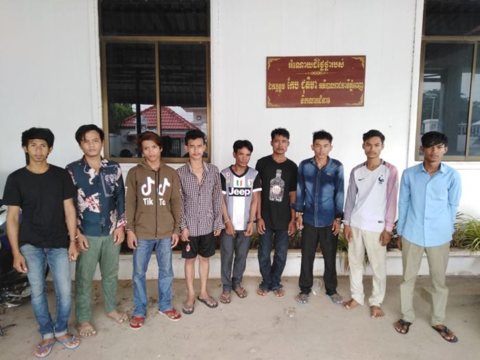 អធិការនគរបាលខណ្ឌសែនសុខបញ្ជូនជនសង្ស័យ០៩នាក់ទៅតុលាការ!