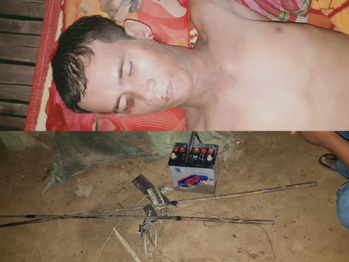 ប្រើឧបករណ៍ឆក់ត្រី ឆ្លងចរន្តអគ្គិសនី បណ្ដាលឲ្យឆក់ខ្លួនឯងស្លាប់​!!