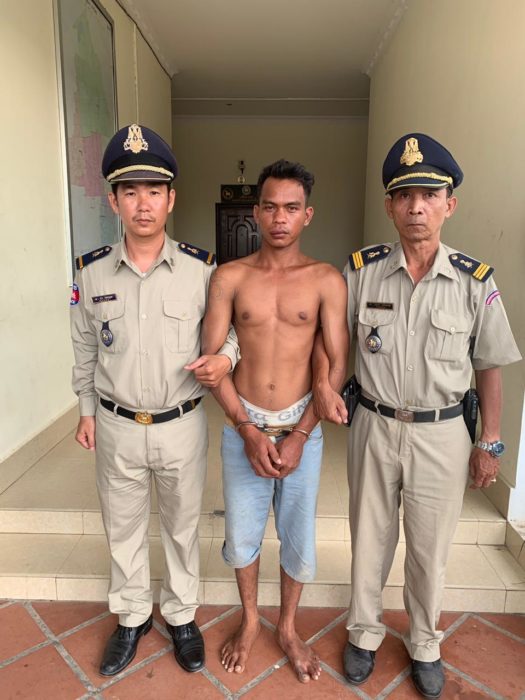 សមត្ថកិច្ចខណ្ឌសែនសុខឃាត់ខ្លួនជនសង្ស័យម្នាក់ពាក់ពន្ធ័ករណីប៉ុនប៉ងរំលោភសេពសន្ថវៈ !