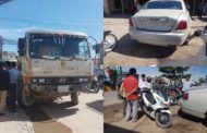 រថយន្តលាយបេតុងបុករថយន្តRose Royce  ដែលម្ចាស់ទើបតែទិញនិង បុកម៉ូតូ២គ្រឿងទៀត រងការខូចខាតយ៉ាងដំណំ!!