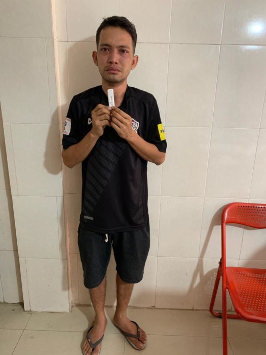 សមត្ថកិច្ចខណ្ឌសែនសុខឃាត់ខ្លួនជនសង្ស័យម្នាក់ពាក់ពន្ធ័ករណីប្រេីប្រាស់គ្រឿងញៀន!