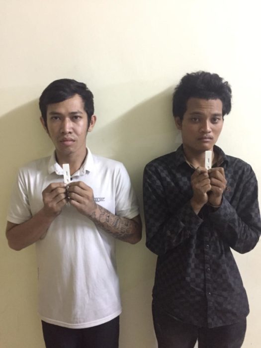 សមត្ថកិច្ចខណ្ឌសែនសុខឃាត់ជនសង្ស័យពីរនាក់ពាក់ព័ន្ធករណីប្រើប្រាស់គ្រឿងញៀន!