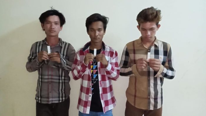 សមត្ថកិច្ចខណ្ឌសែនសុខឃាត់ខ្លួនជនសង្ស័យ៣នាក់ពាក់ព័ន្ធករណីប្រើប្រាសស់គ្រឿងញៀន!