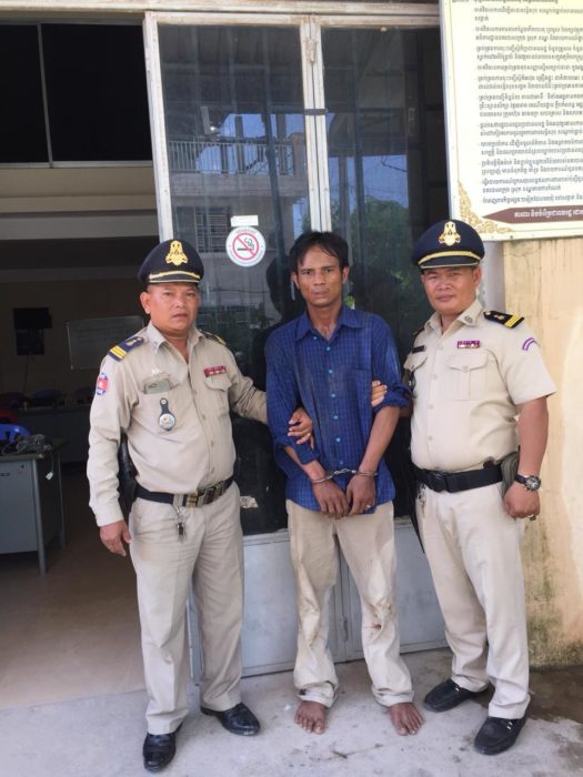 សមត្ថកិច្ចខណ្ឌសែនសុខឃាត់ខ្លួន ជនសង្ស័យម្នាក់ ពាក់ពន្ធករណីលួចយកម៉ូទ័រស្វាន!