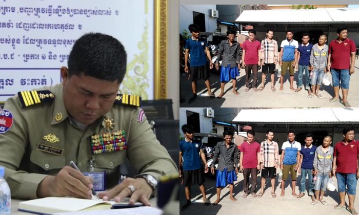 នគរបាលខណ្ឌសែនសុខបញ្ចូនជនសង្ស័យ៩នាក់ ​ទៅកាន់​តុ​លាការដើម្បីផ្ដន្ទាទោស ពាក់ព័ន្ធបទល្មើស ៣ ករណីផ្សេងគ្នា!