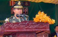 ឯកឧត្តម ហ៊ុន ម៉ាណែត ក្រើនរំលឹកដល់មេបញ្ជាការយោធាខេត្តព្រះសីហនុ ដែលទើបទទួលភារកិច្ចថ្មីៗ