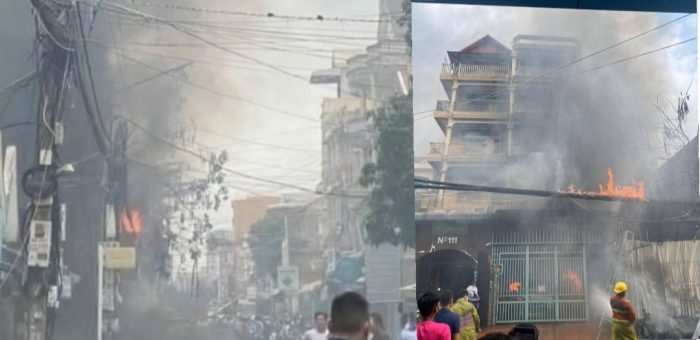 ករណីអគ្គិភ័យឆេះផ្ទះនិងឃ្លាំងនៅខណ្ឌទួលគោក!