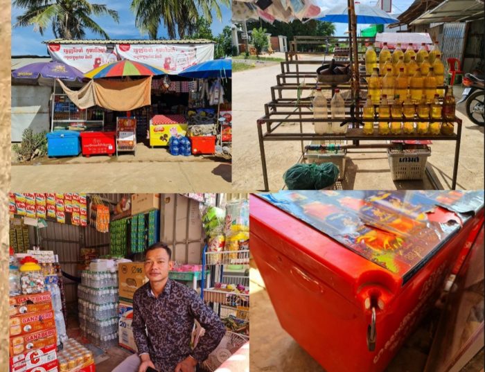 ចោរមួយក្រុម លួចគាស់ធុងទឹកកក យកស្រា និងភេសជ្ជៈ របស់អាជីវករ ទៅបាត់ដោយសុវត្ថិភាព