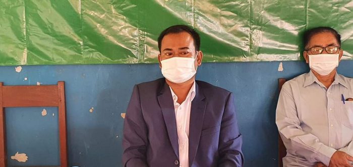 លោក ស៊ូ ម៉ុល អភិបាលនៃគណៈអភិបាលស្រុករមាសហែក អញ្ជើញជាអធិបតីក្នុងពិធីប្រកាសសុពលភាពសមាជិកក្រុមប្រឹក្សាឃុំត្រស់ អាណត្តិទី៥