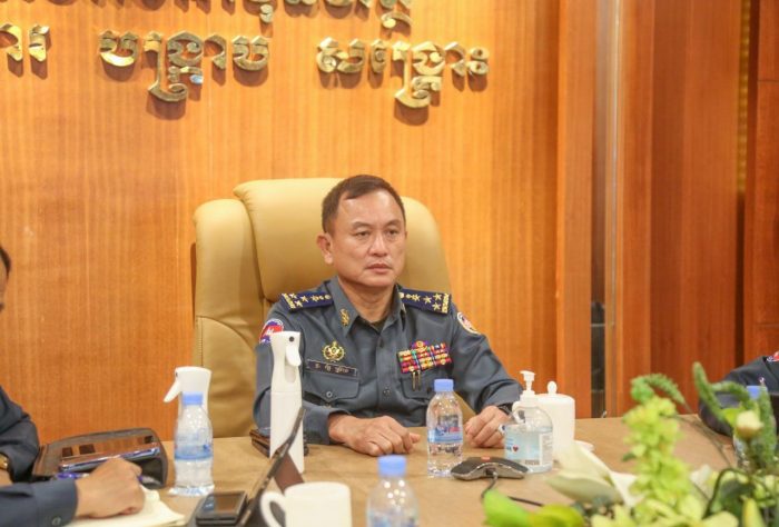 កិច្ចប្រជុំតាមប្រព័ន្ធ Video Conference ស្តីពីការត្រួតពិនិត្យការអនុវត្តតួនាទី ភារកិច្ច និងការងារកងរាជអាវុធហត្ថ ឆមាសទី១ និងទិសដៅការងារឆមាសទី២ ឆ្នាំ២០២២