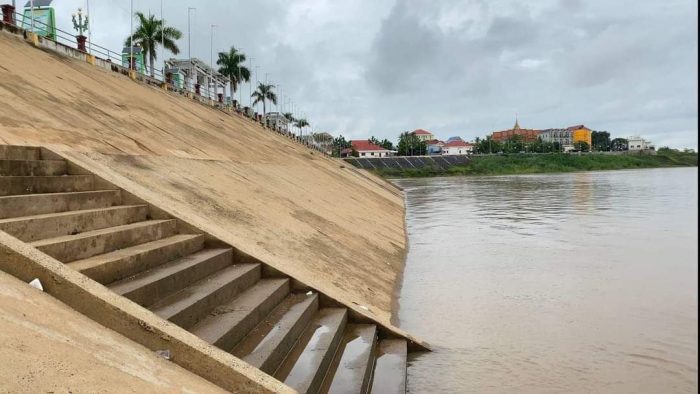 ទឹកទន្លេមេគង្គខេត្តកំពង់ចាម បានហក់ឡើងជិត ១ម៉ែត្រ ខណៈពេលដែល កម្រិតទឹកប្រកាសអាសន្ន មានកម្ពស់ ១៥.២០ម៉ែត្រ