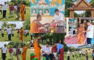 លោកឧត្តមសេនីយ៍ទោ នាង សុជីវី និងក្រុមការងារ បាននាំយកទៀនព្រះវស្សា គ្រឿងបរិក្ខារ និងបច្ច័យ មកប្រគេនព្រះសង្ឃដែលគង់ចាំព្រះវស្សា នៅវត្តតាសួស ហើយក៏បានចុះពិត្យទីតាំងក៏សាងរូបសំណាកព្រះអង្គគោកធ្លក និងរៀបចំសួនច្បានៅជំវិញស្រះទឹក