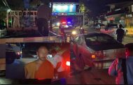 ចៅអធិការ​វត្ត​ប៉ោយ​អង្គរ បើករថយន្តឆ្លាមបុករថយន្តRX.300រងការខូចខាតទាំងសងខាងនៅក្រុង​សិរី​សោភ័ណ្ឌ!
