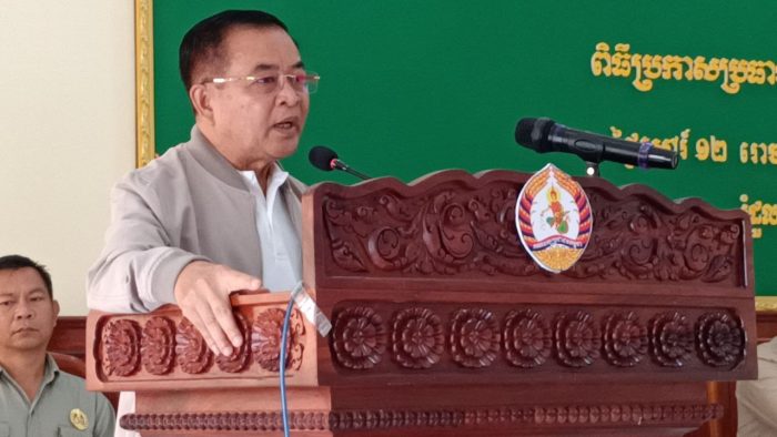 ប្រកាសលោកហែម ស៊ីណា ជាប្រធានគណបក្សស្រុករំដួល ជំនួសលោកសុខា រ៉ាម ដែលទទួលភារកិច្ចថ្មី