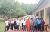 លោកហែម សុីណា អភិបាលស្រុករំដួល អញ្ជើញជួបសំណេះសំណាលនិង ចែកប័ណ្ណសរសើរដល់សិស្សានុសិស្ស ចំនួន១១៥នាក់នៅវិទ្យាល័យហ៊ុនសែន ពងទឹក