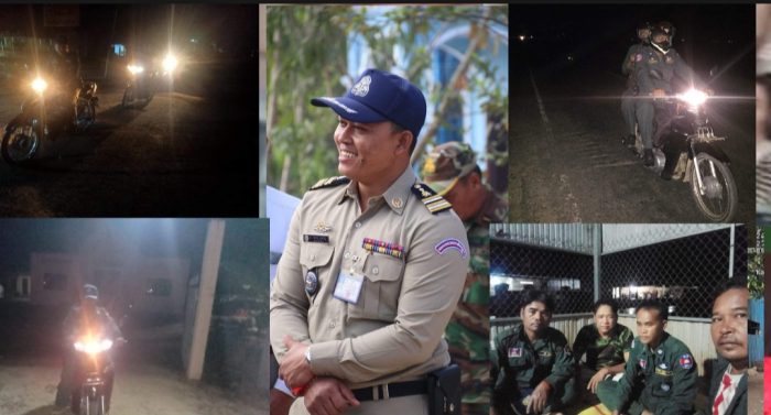 កម្លាំងនគរបាលទាំង១៦ប៉ុស្តិ៍ និងប្រជាការពារចេល្បាតការពារសន្តិសុខជូនពលរដ្ឋ ក្នុងស្រុកស្វាយជ្រំ!