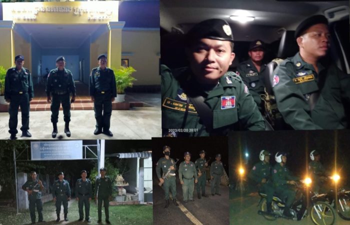 លោកវរសេនីយ៍ទោ សោម សុភ័ណ្ឌ អធិការនគរបាលស្រុក បានដឹកនាំ កម្លាំងអធិការដ្ឋាននគរបាលស្រុក ចេញល្បាតចល័តក្នុងភូមិសាស្ត្រស្រុកស្វាយជ្រំ!