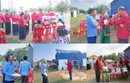 ក្រុមការងារសាខាកាកបាទក្រហមកម្ពុជាខេត្តស្វាយរៀង នាំយកអំណោយមនុស្សធម៌ ចែកជូនគ្រួសាររងគ្រោះដោយសារខ្យល់កន្ត្រាក់ ២២ គ្រួសារក្នុងស្រុកស្វាយជ្រំ