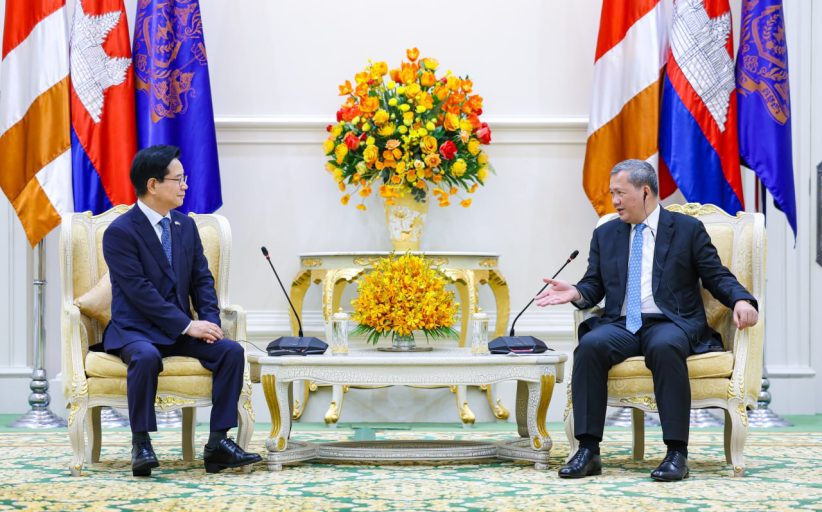 សម្តេចមហាបវរធិបតី ហ៊ុន ម៉ាណែត អនុញ្ញាតឱ្យឯកអគ្គរដ្ឋទូតកូរ៉េខាងត្បូង ចូលជួបសម្តែងការគួរសម